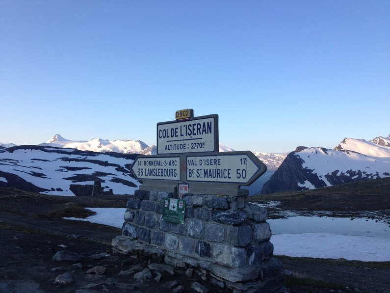 Passhöhe, Col de l Iseran, Alpen
